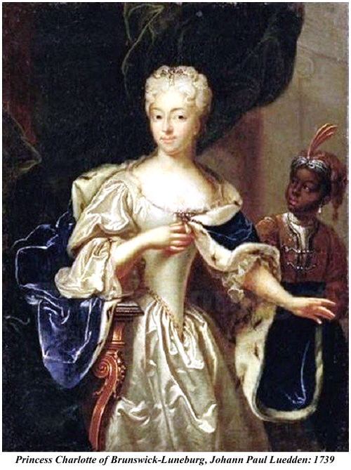 Princess Charlotte of Brunswick-Luneburg, Johann Paul Luedden 1739